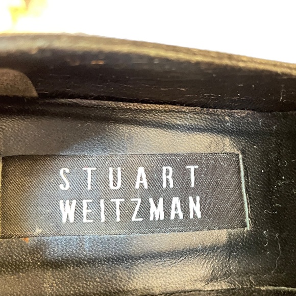 🎉😀CLEARANCE SALE!!😀🎉Stuart Weitzman Black Suede Leather Pumps - Picture 8 of 11